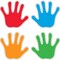 Trend Enterprises Handprints Classic Accents Variety Pack, 36 Per Pack, PK3 T10930 - alternate 2